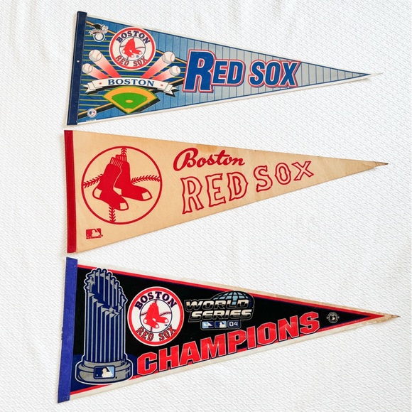 Vintage Boston Red Sox Baseball Pennants - Picture 1 of 15